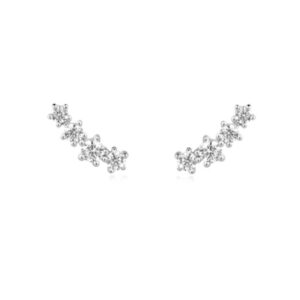 ANIA HAIE SILVER SPARKLE CLIMBER STUDS E056-02H