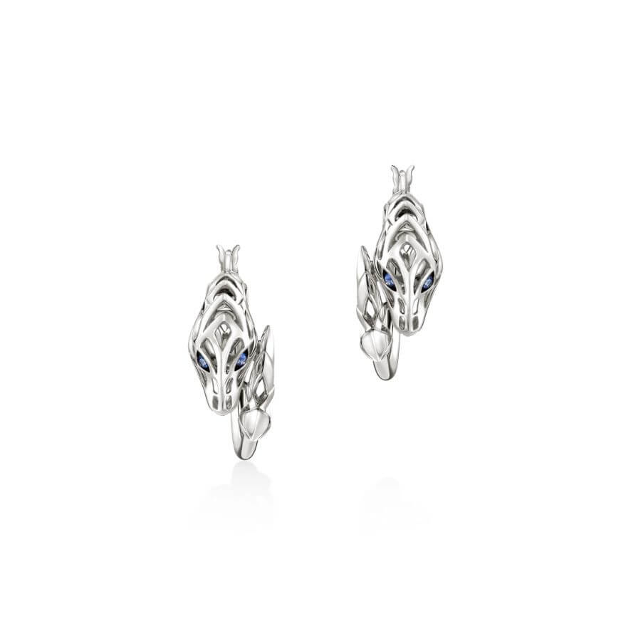 JOHN HARDY NAGA HOOP EARRING EBS603571BSP