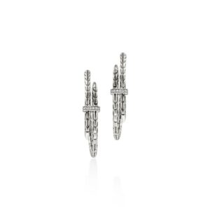 JOHN HARDY SPEAR HOOP EARRINGS EBP9012472DI