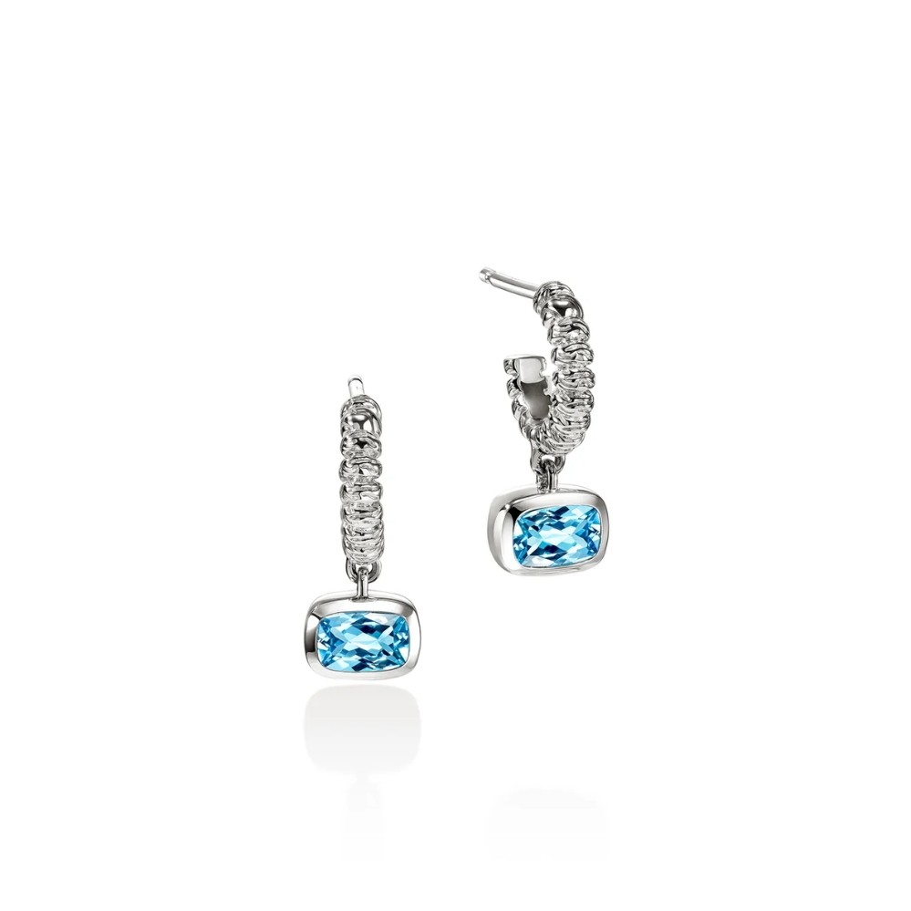 JOHN HARDY HEISHI GEM EARRINGS EBS290341SBT