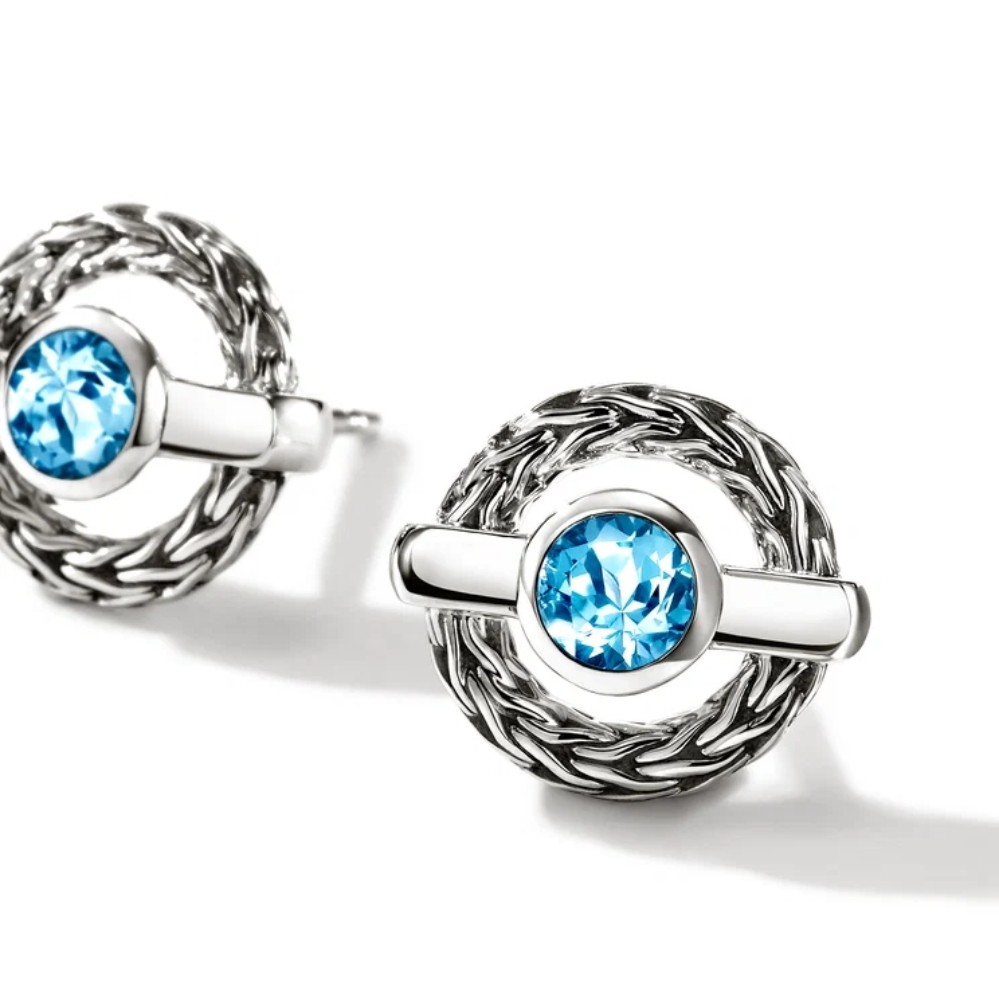 JOHN HARDY ICON STUD EARRINGS EBS973481SBT
