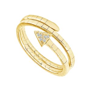 YELLOW GOLD DIAMOND RING FSR5028S8Y