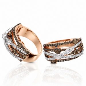 ROSE GOLD DIAMOND RING RRW10891CH
