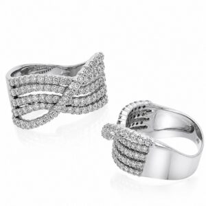 WHITE GOLD DIAMOND RING RW10783D