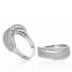 WHITE GOLD DIAMOND RING RSCW11023D