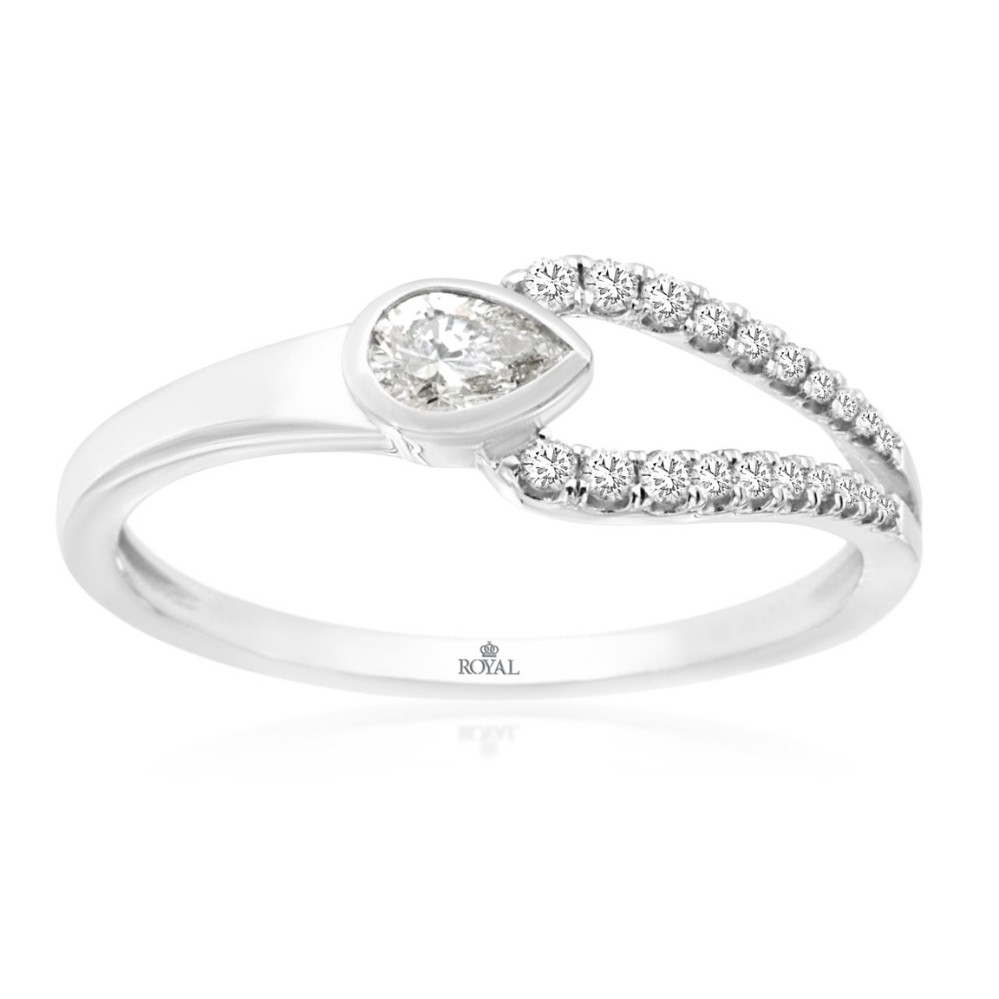 WHITE GOLD DIAMOND RING WH3997D
