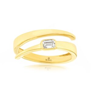 YELLOW GOLD DIAMOND RING H3520D
