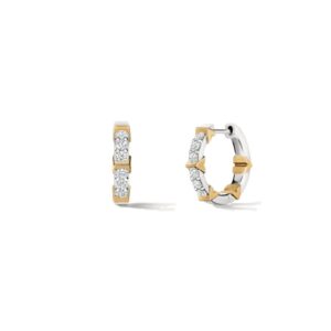 HEARTS ON FIRE COPLEY PAVE DIAMOND HOOP EARRINGS, SMALL UU30838AGHV035