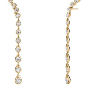 HEARTS ON FIRE LU DROPLET STILETTO EARRINGS UU28928YIJV530