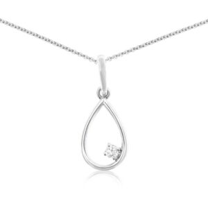 WHITE GOLD DIAMOND PENDANT WH4138D