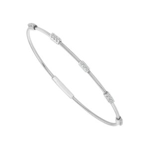 WHITE GOLD DIAMOND BANGLE FSBG5151S8W