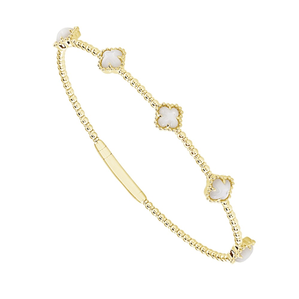 YELLOW GOLD DIAMOND BANGLE FSBG5192PLY