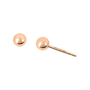 ROSE GOLD BALL STUD EARRINGS 5Q401P