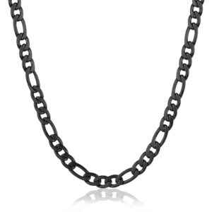 ITALGEM STEEL MATTE FIGARO CHAIN SBN13-24
