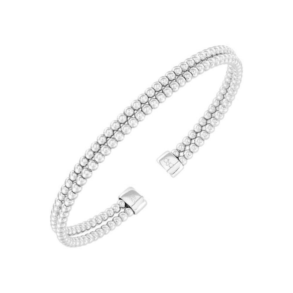 STERLING SILVER DOUBLE STRAND BRACELET 1C854S