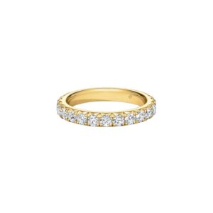 HEARTS ON FIRE VELA FRENCH CUT PAVE BAND UU26428YGHV0306500