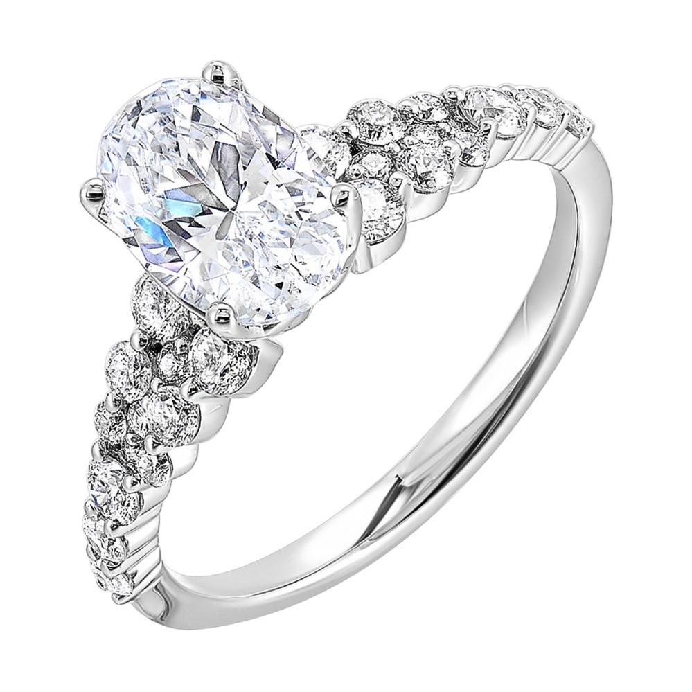 WHITE GOLD PERFECT LOVE SEMI MOUNT W1561ON100SM-4W89