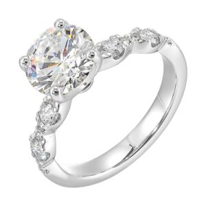 WHITE GOLD PERFECT LOVE SEMI-MOUNT W4291RN200SM-4WB