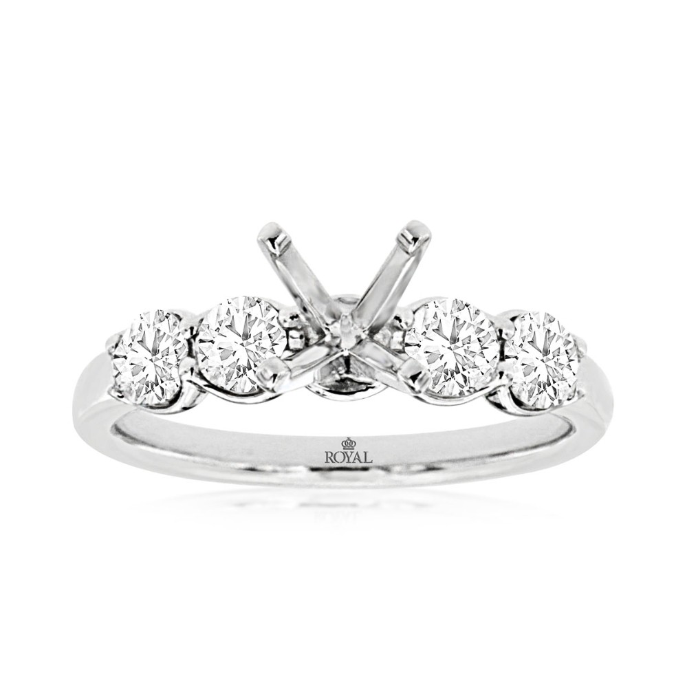 WHITE GOLD DIAMOND SEMI-MOUNT WH1503S