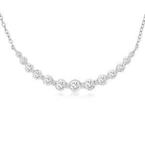 WHITE GOLD DIAMOND NECKLACE WH1600D