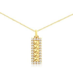 YELLOW GOLD DIAMOND PENDANT H4499D