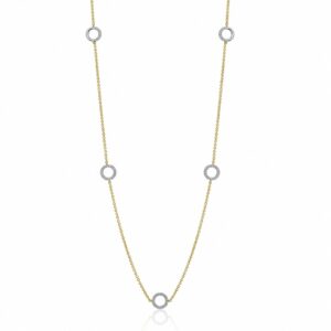 SIMON G. DIAMOND STATION NECKLACE LP4829-A