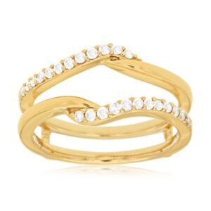 YELLOW GOLD DIAMOND WRAP RING C7280D