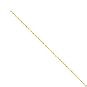 YELLOW GOLD CABLE CHAIN NECKLACE CADJ004/1618