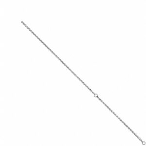 WHITE GOLD CABLE CHAIN NECKLACE CADJ004A/1618