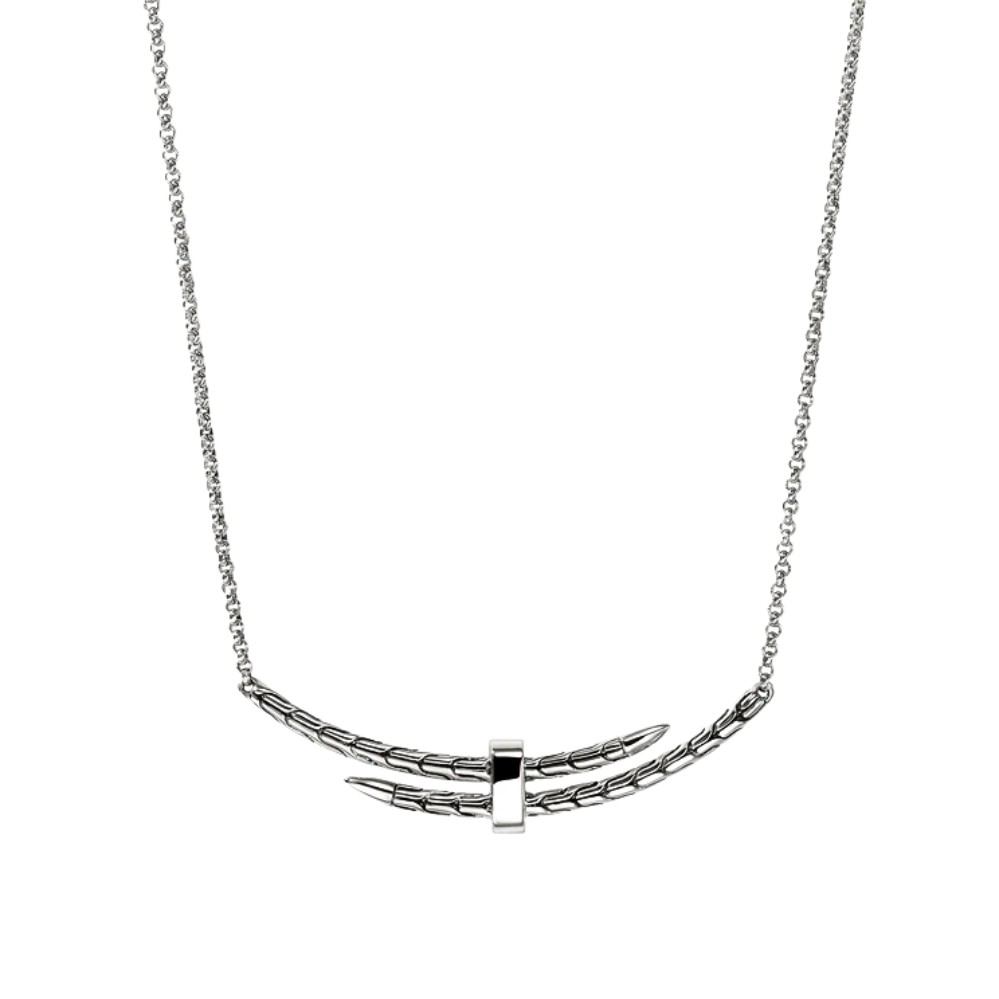 JOHN HARDY SPEAR STATION NECKLACE NBP989592DIX16-18