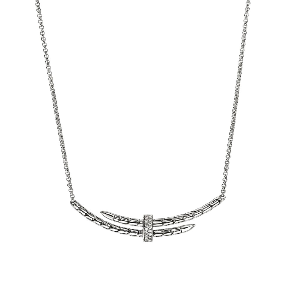 JOHN HARDY SPEAR STATION NECKLACE NBP989592DIX16-18