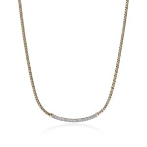 JOHN HARDY ESSENTIAL PAVE NECKLACE NGGX986982DIX16-18