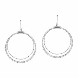 STERLING SILVER TRIPLE CIRCLE EARRINGS 5V833S