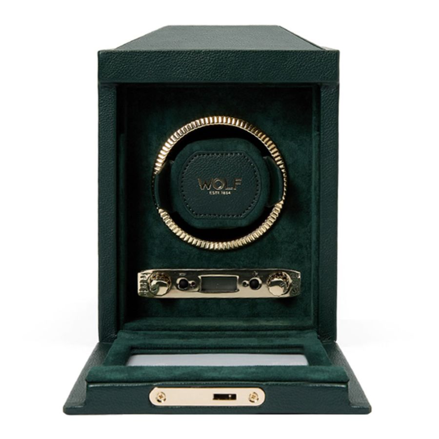 WOLF BRITISH RACING SINGLE WATCH WINDER WITH STORAGE 793141