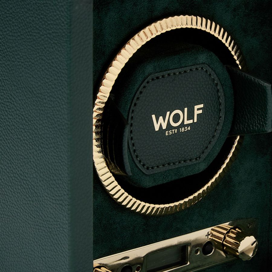 WOLF BRITISH RACING SINGLE WATCH WINDER WITH STORAGE 793141