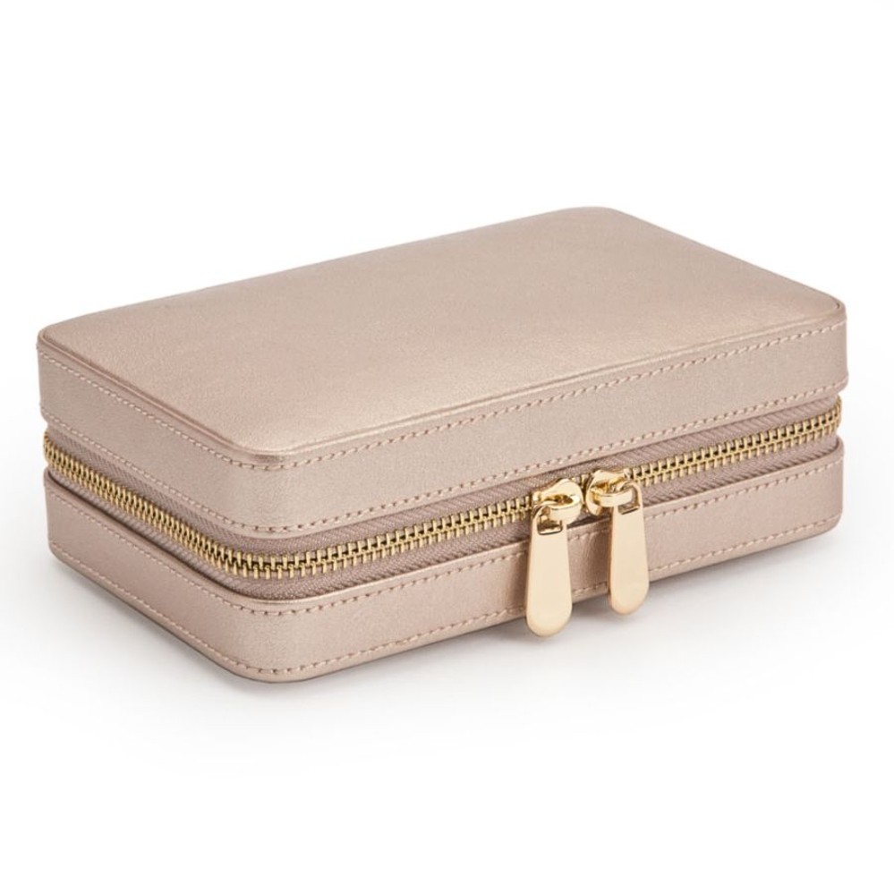 WOLF PALERMO ROSE GOLD ZIP CASE 213616