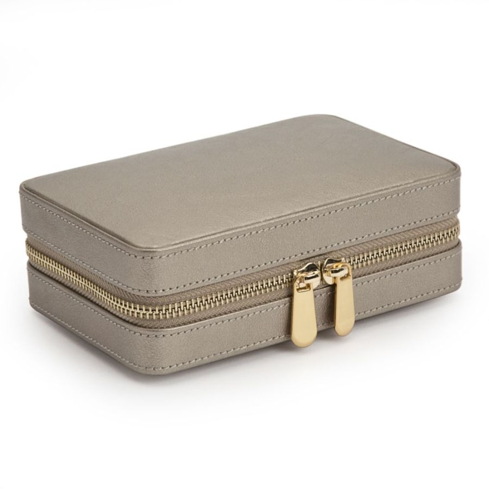 WOLF PALERMO PEWTER ZIP CASE 213678